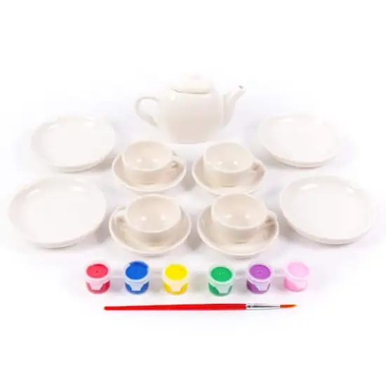 Making in the Moment&reg; Paint Your Own Ceramic Tea Party Set {4}