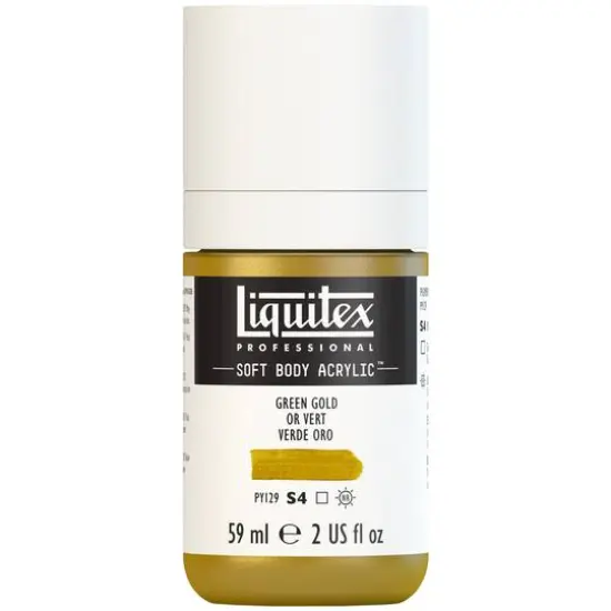 Liquitex® Professional Soft Body Acrylic Bottle, 2oz. Green Gold {8}