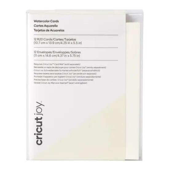Cricut&reg; R20 Watercolor Cards, Ivory {1}