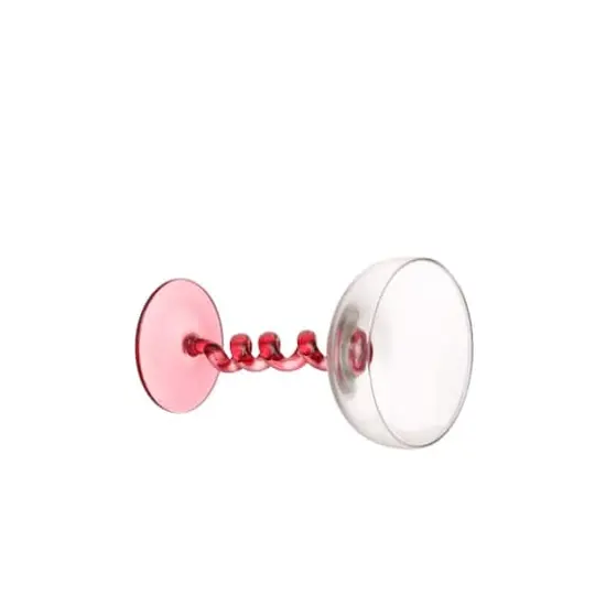 4.8oz. Twisted Stem Glassware by Ashland&reg; Dark Pink {3}