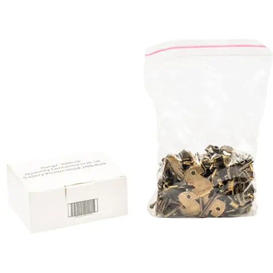 HangZ&trade; 20lb. Gallery Picture Hooks, 50ct. {1}
