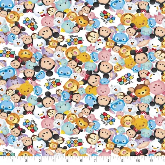 Disney&reg; Tsum Tsum Packed Logo Cotton Fabric {1}