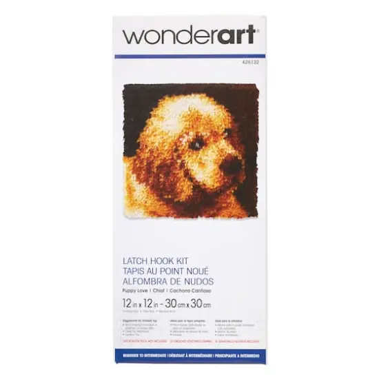 Wonderart&reg; Puppy Love Latch Hook Kit {1}