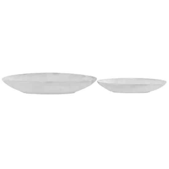 CosmoLiving by Cosmopolitan White Porcelain Country Planter Set {1}