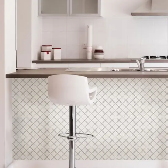 InHome Quatrefoil Peel & Stick Backsplash Tiles {5}