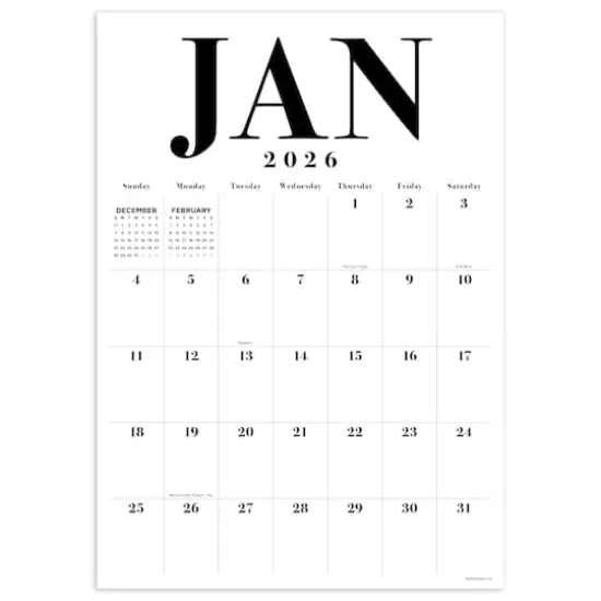 2026 Medium Art Poster Wall Calendar {1}
