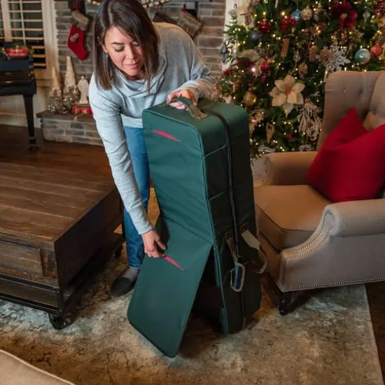 TreeKeeper Rolling Vertical Wrapping Paper Storage Container {14}