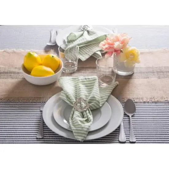 Mineral Seersucker Tablecloth 60" x 84" {3}