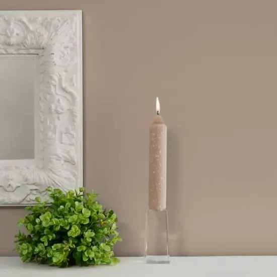 Root Candles 7" Unscented Timberline&trade; Collenette Taper Candles, 4ct. Taupe {4}