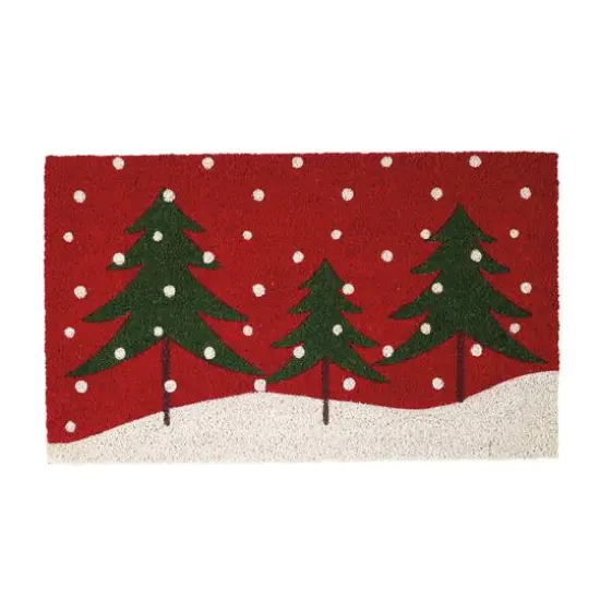 DII&reg; Snowy Trees Doormat {1}