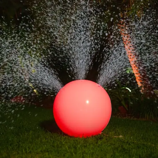 PoolCandy 24" Illuminated Color Changing Ball Sprinkler {4}