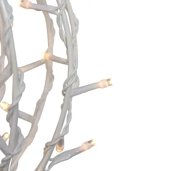 23'' Warm White LED Lighted Christmas Hanging Ball Decoration {11}