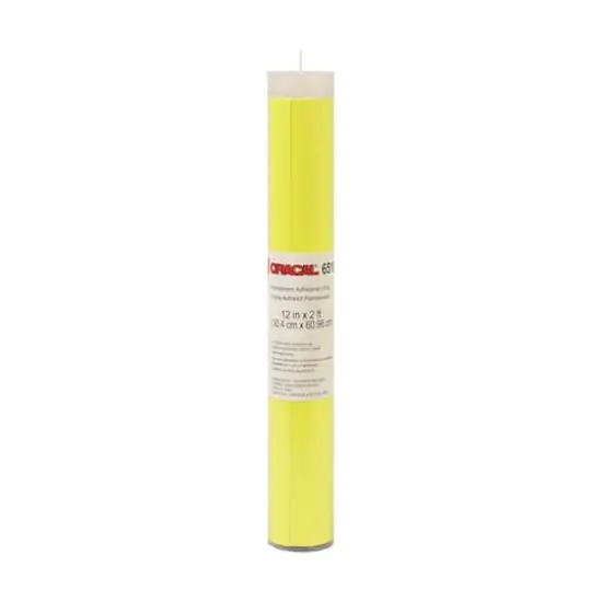 ORACAL&reg; 651 Fluorescent Permanent Adhesive Vinyl Yellow {1}