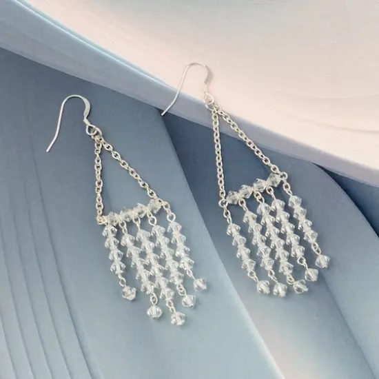 Preciosa Glass Crystal Bicone Beads, 8mm by Bead Landing&trade; Crystal AB {5}