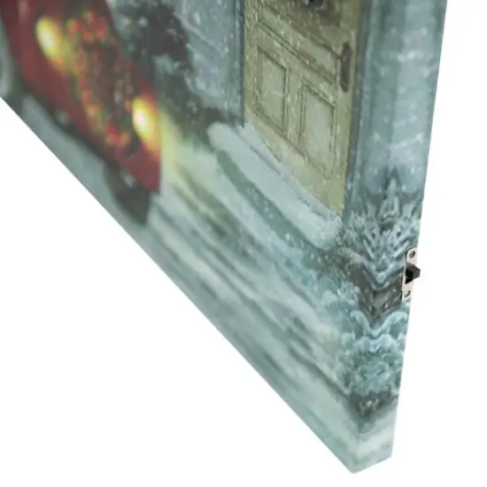 LED Fiber Optic Retro Red Truck Christmas Wall Art {12}