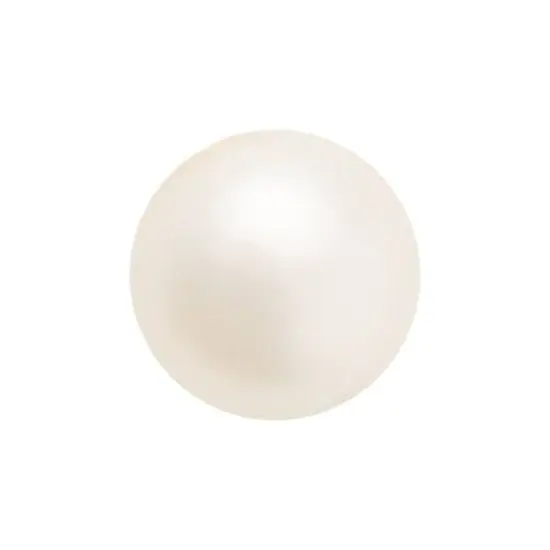 Preciosa Maxima 6mm Glass Nacre Pearls, 40ct. Light Creamrose {1}