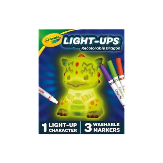 Crayola&reg; Light-Ups Recolorable Dragon {8}