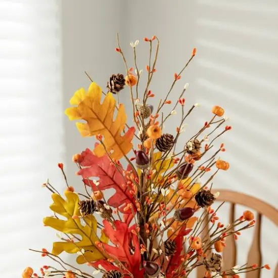20" GlitzHome&reg; Harvest Tree Tabletop D&eacute;cor {11}