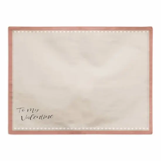To My Valentine 14" x 18" Poly Twill Placemat {1}