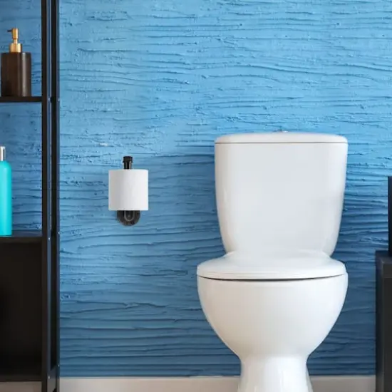 NEX&trade; 6.5" Black Iron Rustic Toilet Paper Roll Holders, 2ct. {7}