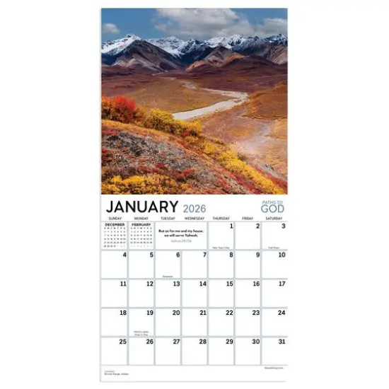 2026 Paths to God Mini Calendar {3}