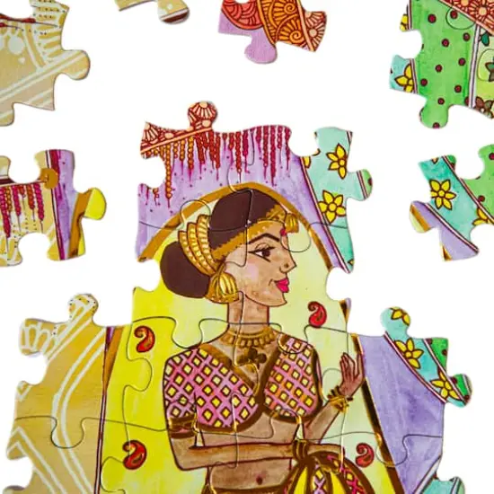 Kulture Khazana Mehndi Stories Henna 252 Piece Jigsaw Puzzle {6}