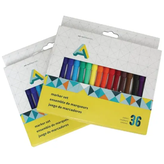 Art Alternatives 36 Color Marker Set {1}