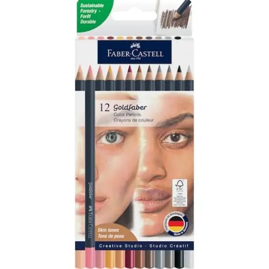 Faber-Castell&reg; Goldfaber Skin Tones Color Pencils {1}