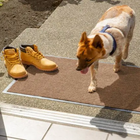 DII&reg; Desert Sand Ribbed Walk-Off Utility Doormat {9}