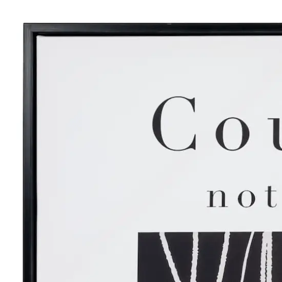 Hello Honey&reg; Black & White Coupe Lino Canvas Framed Wall D&eacute;cor {4}