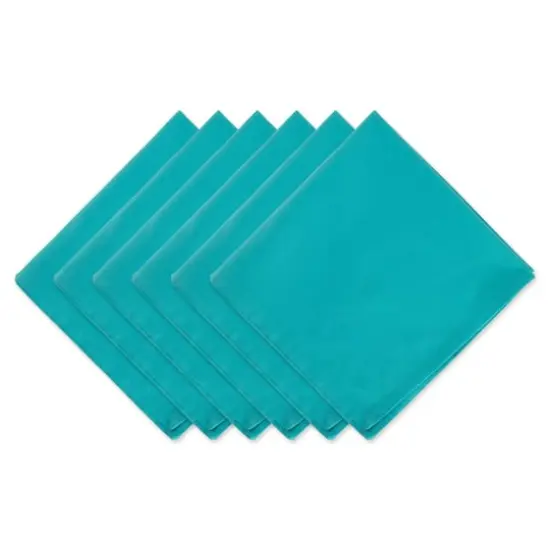 DII&reg; Solid Oversized Napkin, 6ct. Aqua Waters {1}