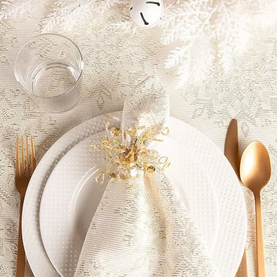 DII&reg; Winter Sparkle Jacquard Napkins, 6ct. {8}