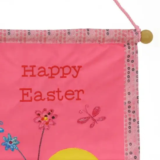 18'' Pink Happy Easter Banner {4}
