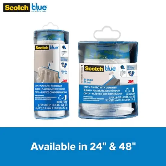ScotchBlue™ 48" x 90ft. Painter's Tape & Plastic with Dispenser {10}