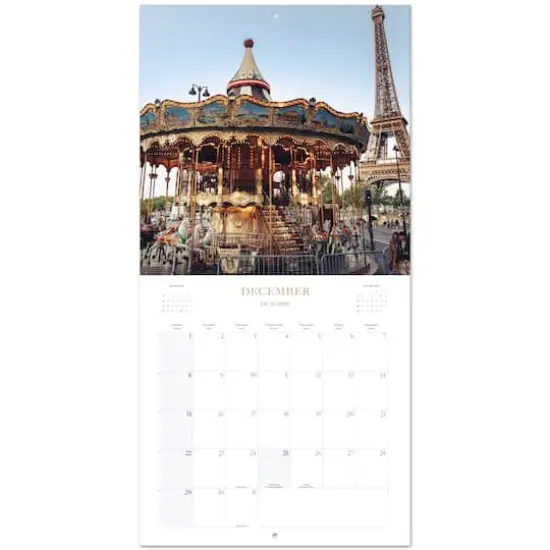 TF Publishing 2024 Paris Bilingual Wall Calendar {4}
