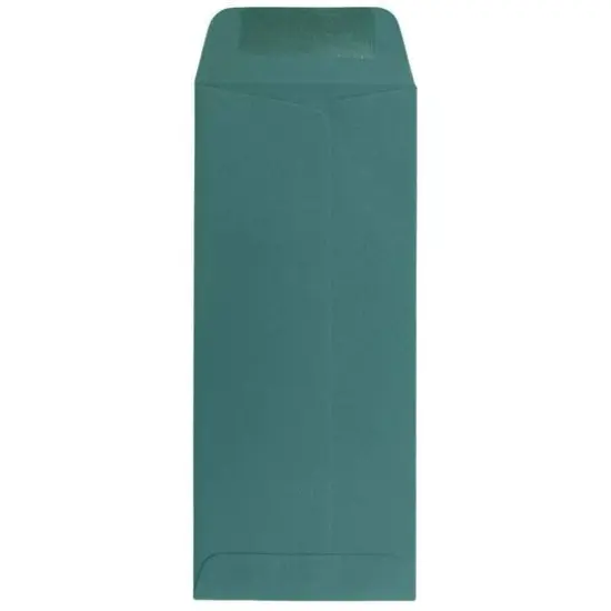 JAM Paper 4" x 9.5" Teal Policy Business Premium Envelopes {3}