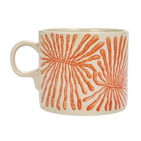 Hello Honey® 14oz. Abstract Foliage Print Stoneware Mug, 12ct. {6}