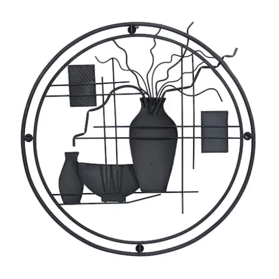 24" Multicolor Abstract Oriental Wall D&eacute;cor {7}