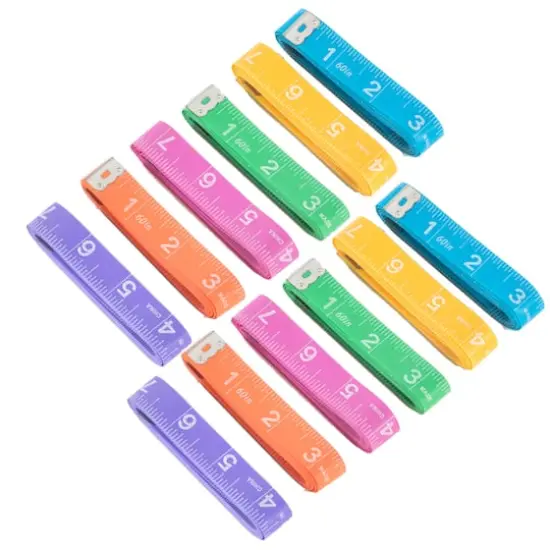 Dritz&reg; Multicolor 60" Fun Tape Measures, 12ct. {1}