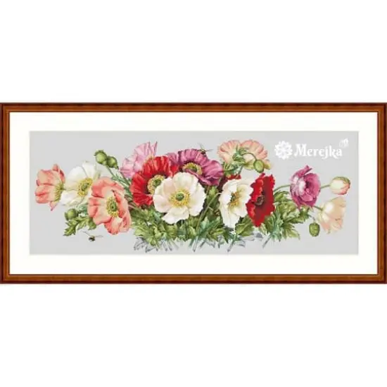 Merejka Poppies Counted Cross Stitch Kit {1}