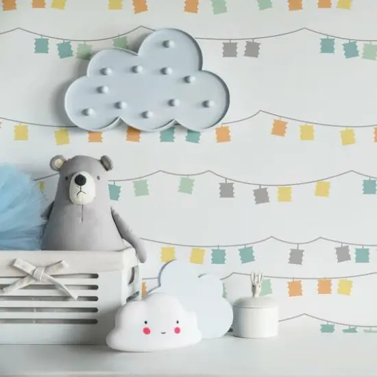 RoomMates Lanterns Peel & Stick Wallpaper Pastel {6}