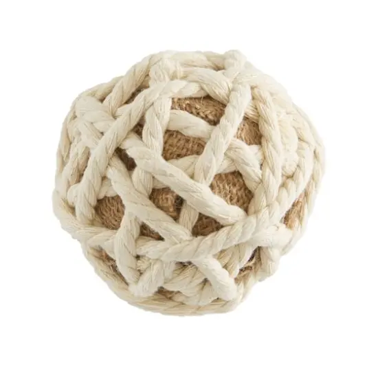 4" Natural Jute Vase Filler Orbs, 6ct. {5}
