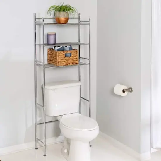 Honey Can Do Over-the-Toilet 3 Tiers Storage Shelf {1}