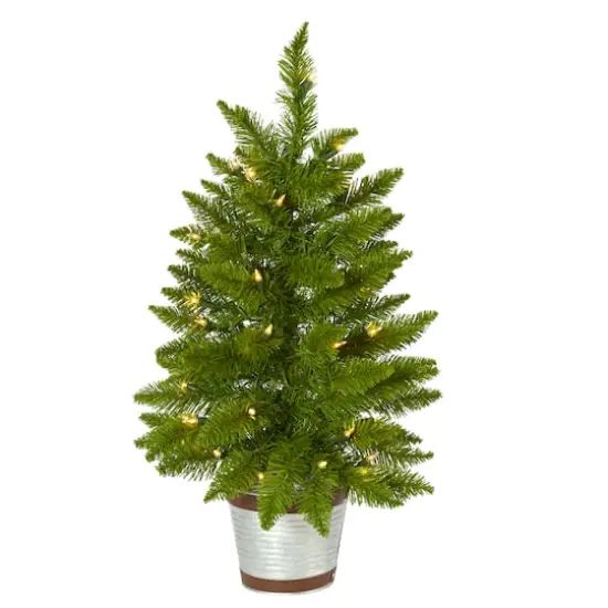 2ft. Pre-Lit Providence Pine Artificial Christmas Tree, Warm White Lights {1}