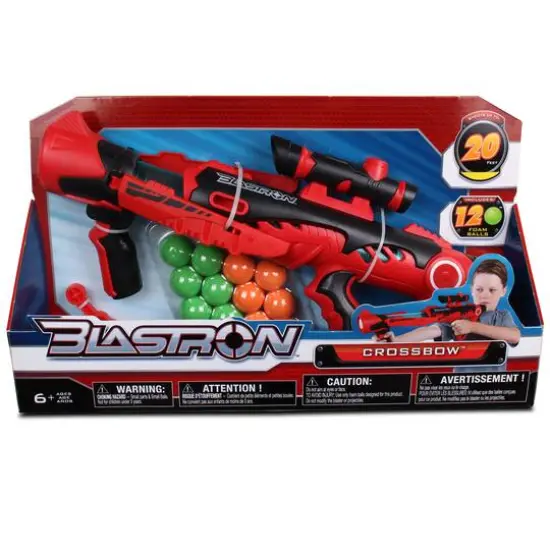 NKOK Blastron&trade; CannonBall Blaster: Red Crossbow {7}