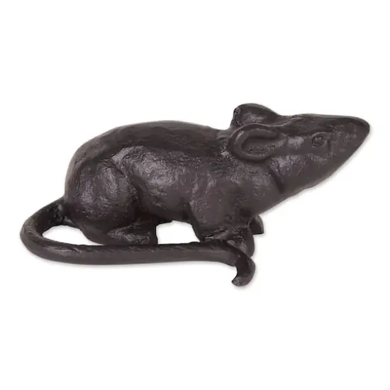 Cast Iron Rat Doorstop {1}