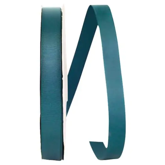 JAM Paper 7/8" x 100yd. Grosgrain Ribbon Teal {1}