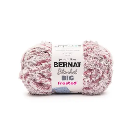 Bernat&reg; Blanket Big Frosted&trade; Yarn Deep Red {1}