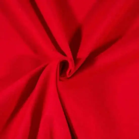 Fabric Merchants Solid Cotton Jersey Knit Fabric Red {1}