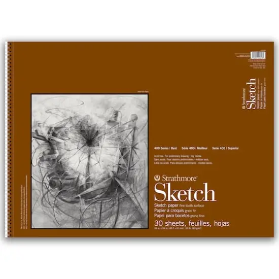 Strathmore&reg; 400 Series Sketch Paper Pad, 18" x 24" {4}